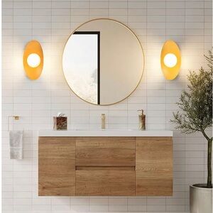 Mid century modern sconces, set of 2